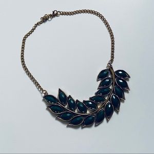 Gold + Green Statement Necklace